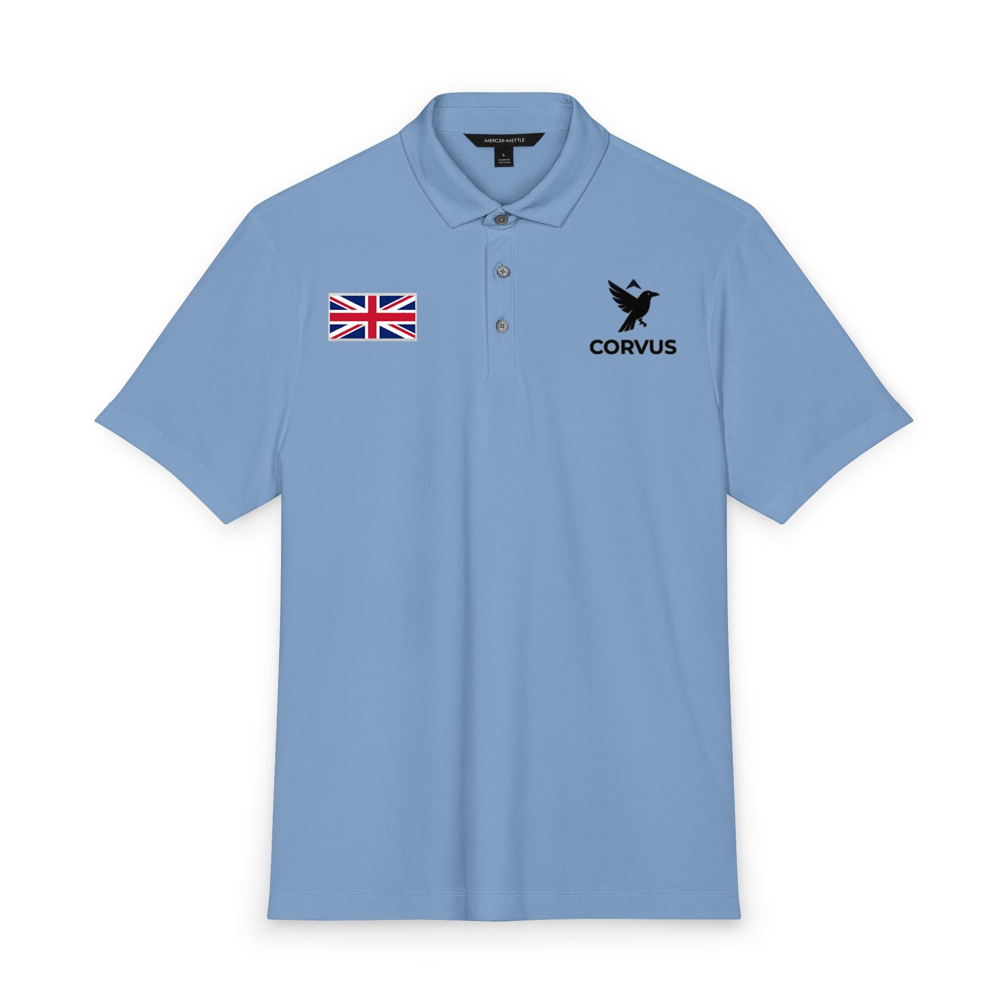 Corvus Logo Men's Stretch Jersey Polo