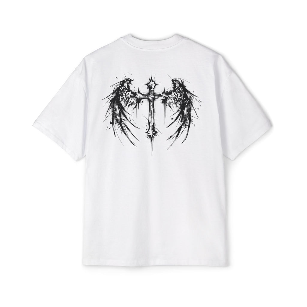 Corvus Gothic Tee — Raven Wings & Playing Card Symbols Graphic T-Shirt
