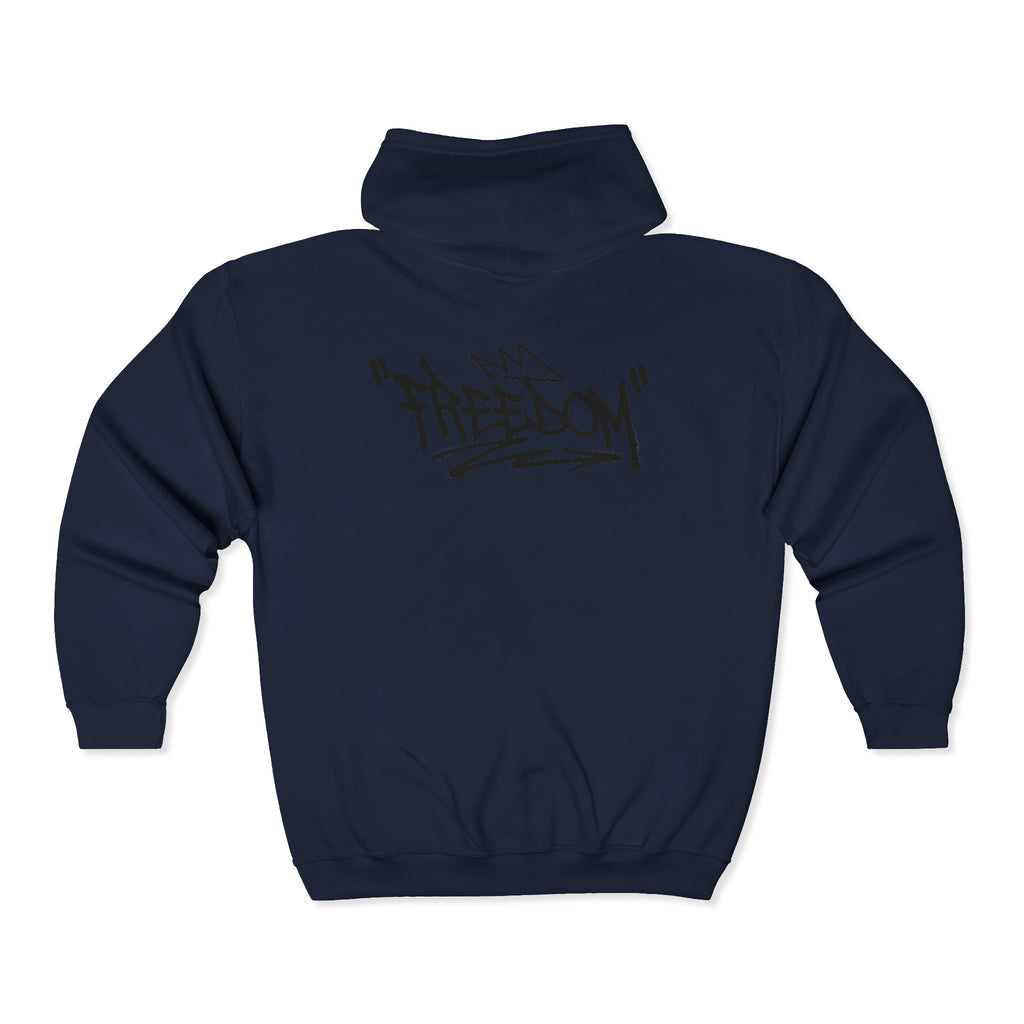 Freedom Graffiti Zip Hoodie