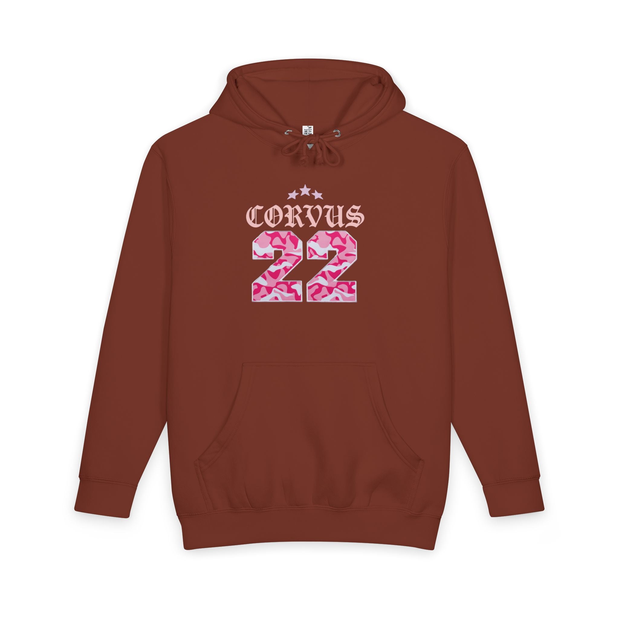 Corvus 22 Floral Graphic Hoodie — "Born in the streets, & built to last" Back Print