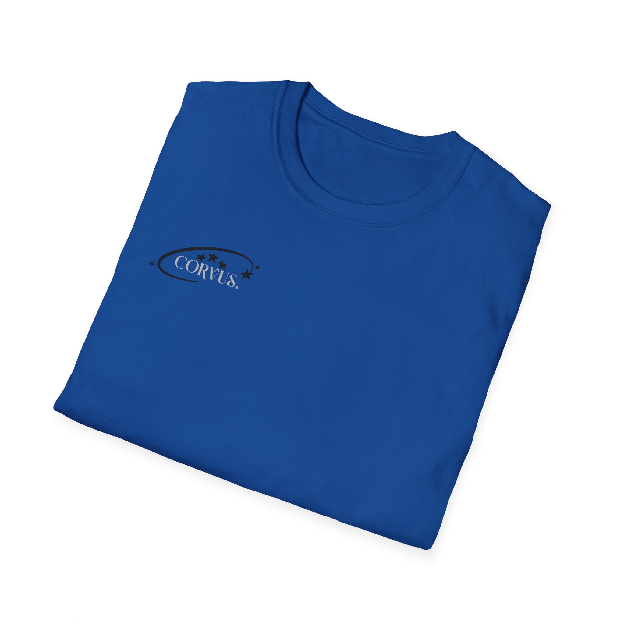 Black Graffiti Logo T-Shirt — Subtle Streetwear Tee with Back Art