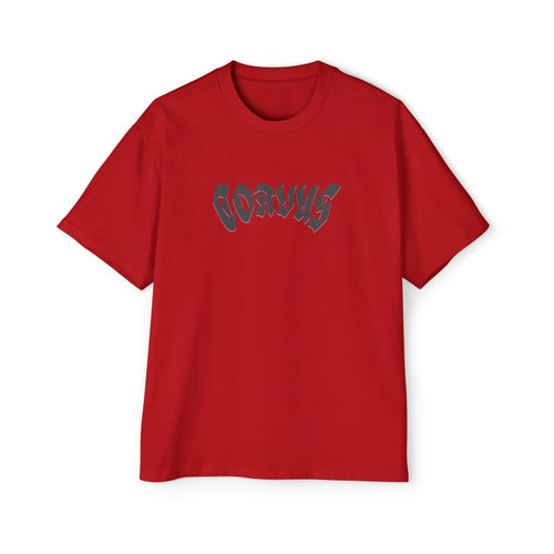 Angel Graphic Tee — "Corvus" Gothic Chest Print, Archangel Back Design
