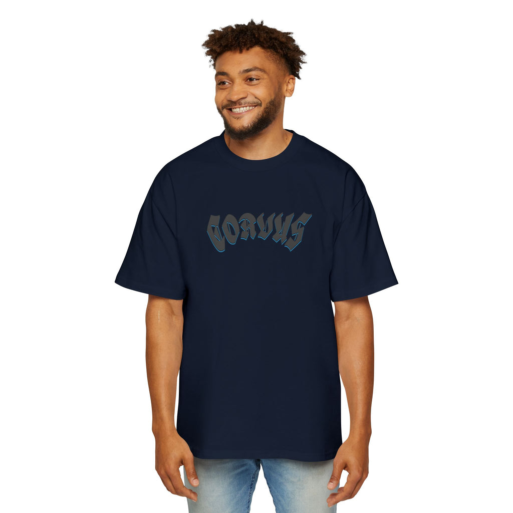 Angel Graphic Tee — "Corvus" Gothic Chest Print, Archangel Back Design