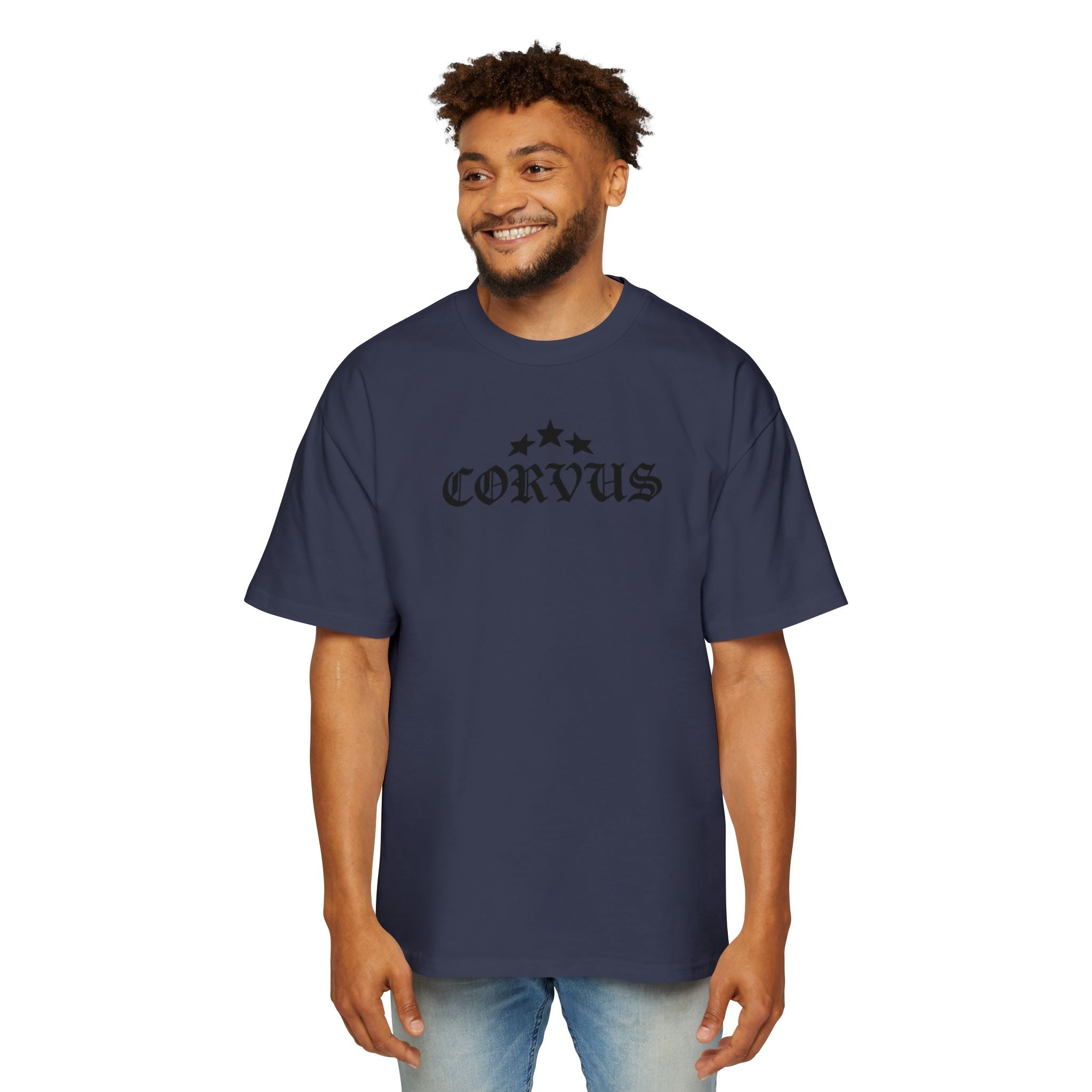 Corvus Gothic Tee — Dripping Checkerboard Cross Graphic