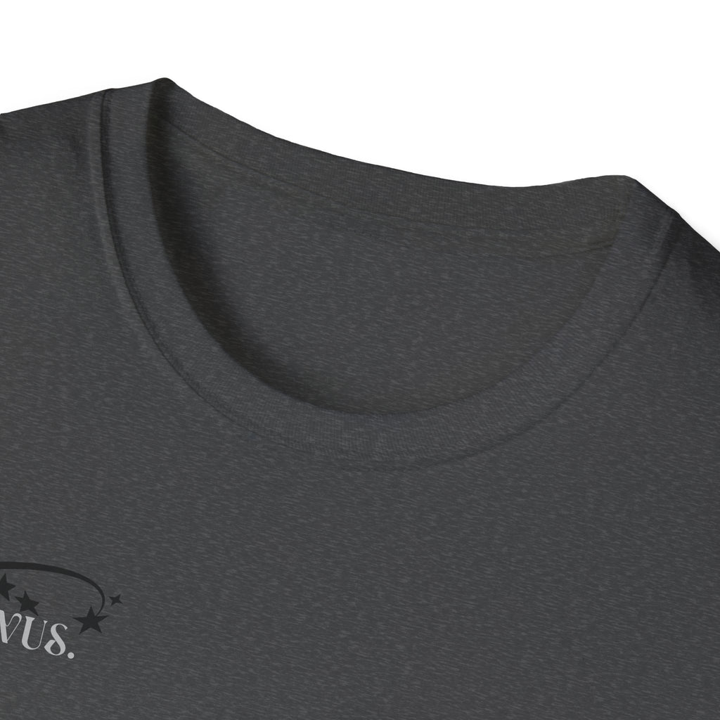 Black Graffiti Logo T-Shirt — Subtle Streetwear Tee with Back Art