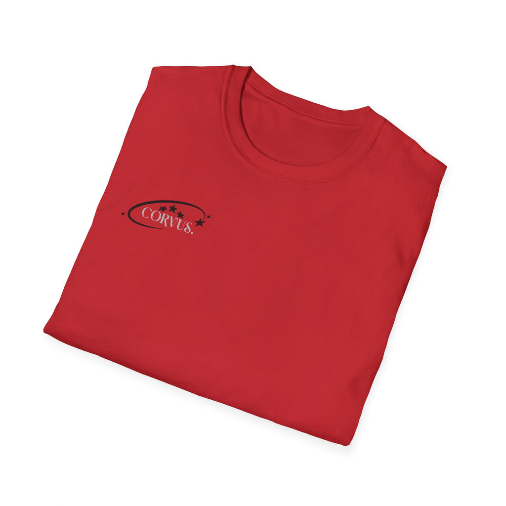 Black Graffiti Logo T-Shirt — Subtle Streetwear Tee with Back Art