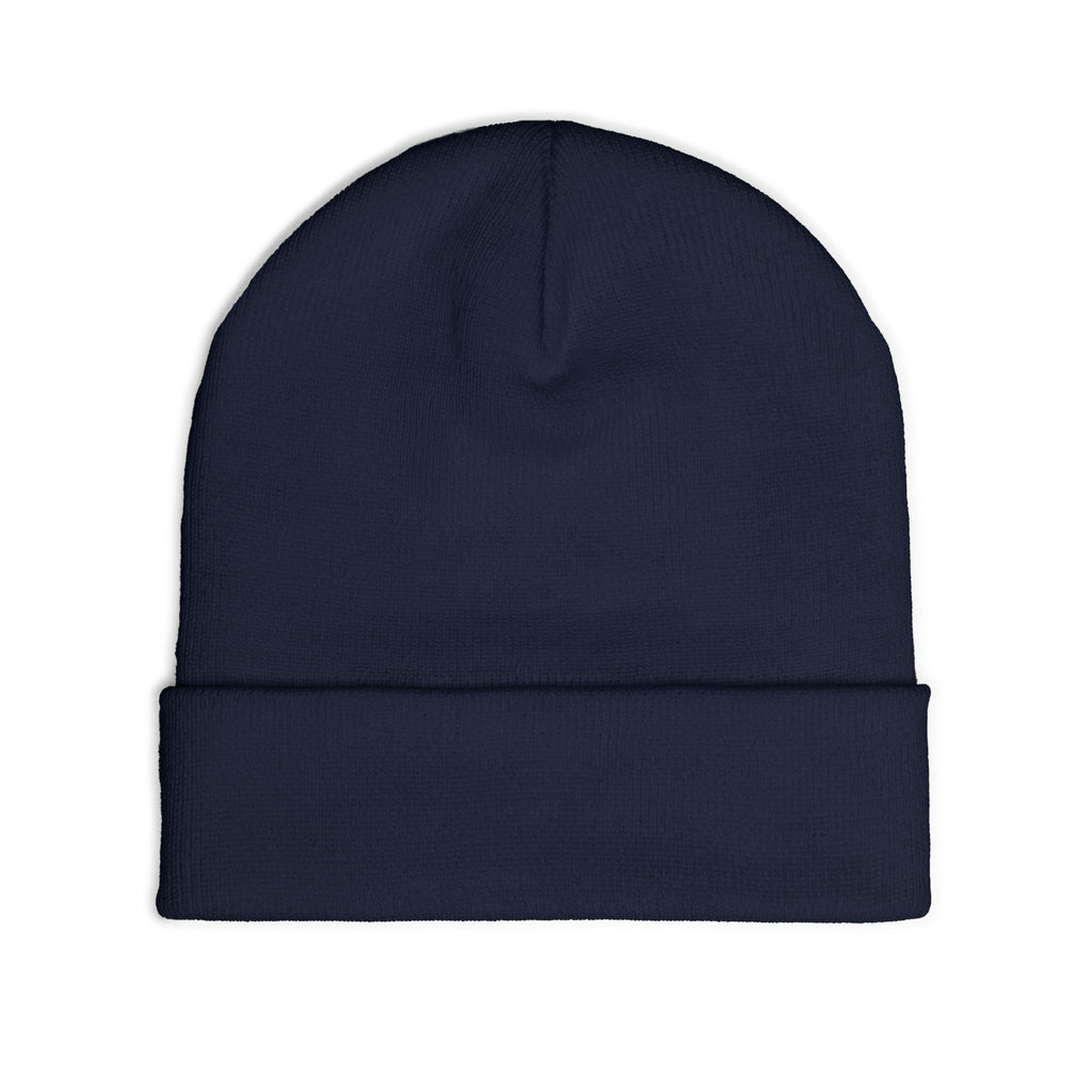 Embroidered 'Corvus' Graffiti Knit Beanie — Urban Streetwear Winter Hat
