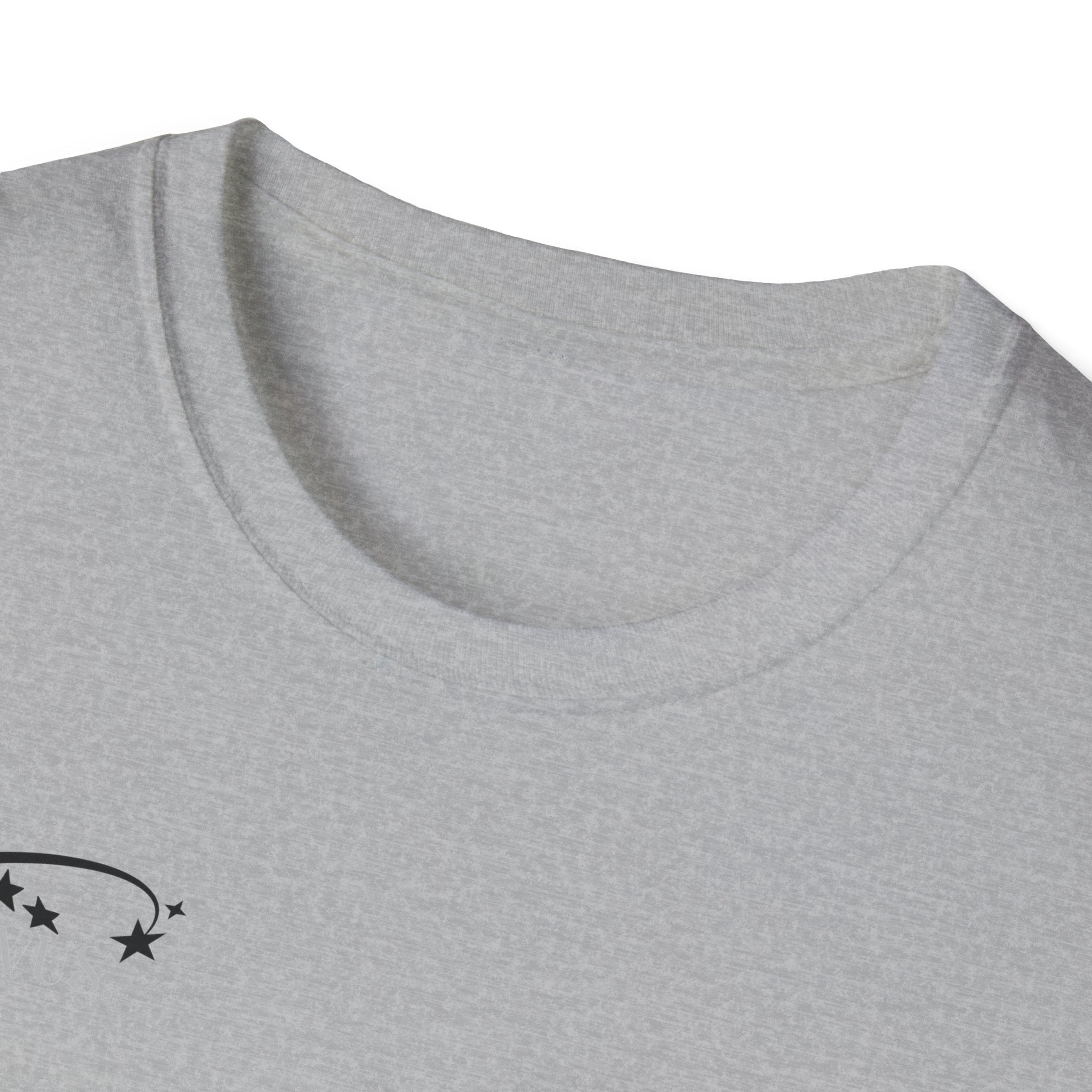 Black Graffiti Logo T-Shirt — Subtle Streetwear Tee with Back Art