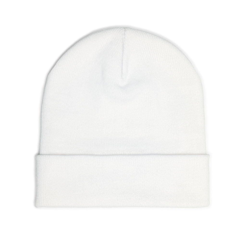Embroidered 'Corvus' Graffiti Knit Beanie — Urban Streetwear Winter Hat