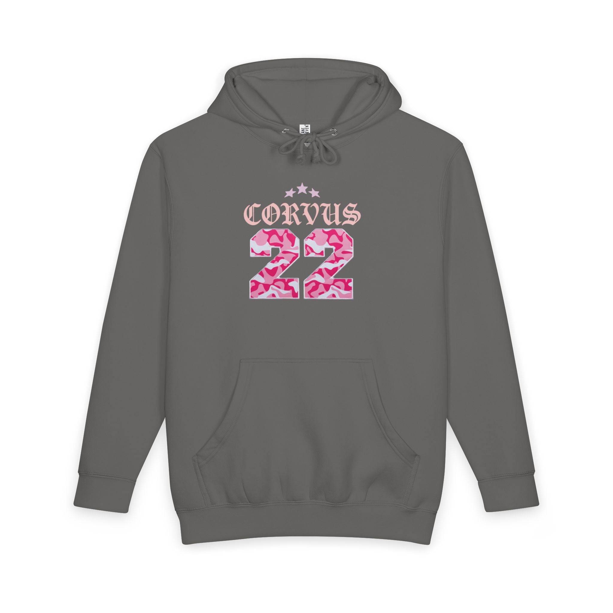 Corvus 22 Floral Graphic Hoodie — "Born in the streets, & built to last" Back Print