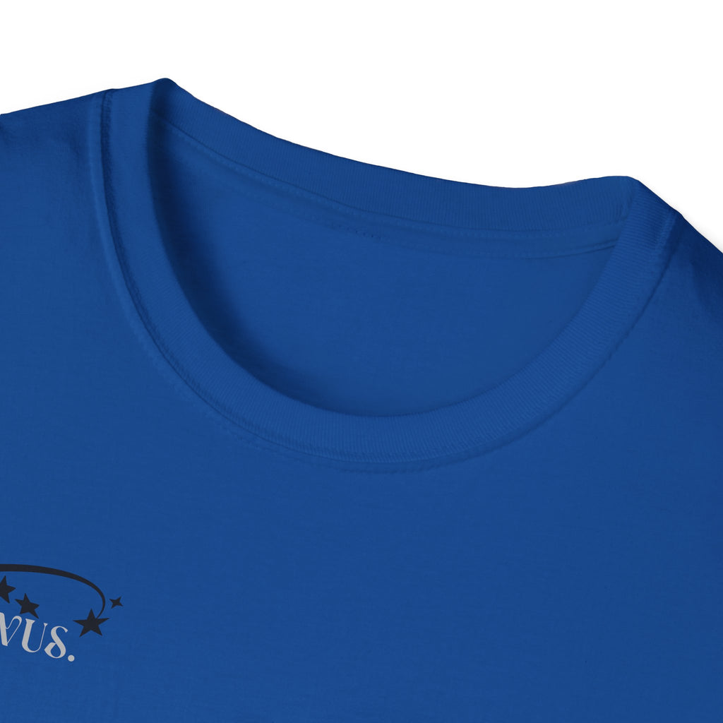 Black Graffiti Logo T-Shirt — Subtle Streetwear Tee with Back Art