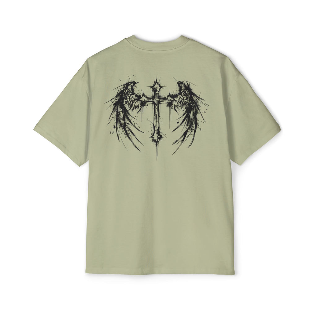 Corvus Gothic Tee — Raven Wings & Playing Card Symbols Graphic T-Shirt
