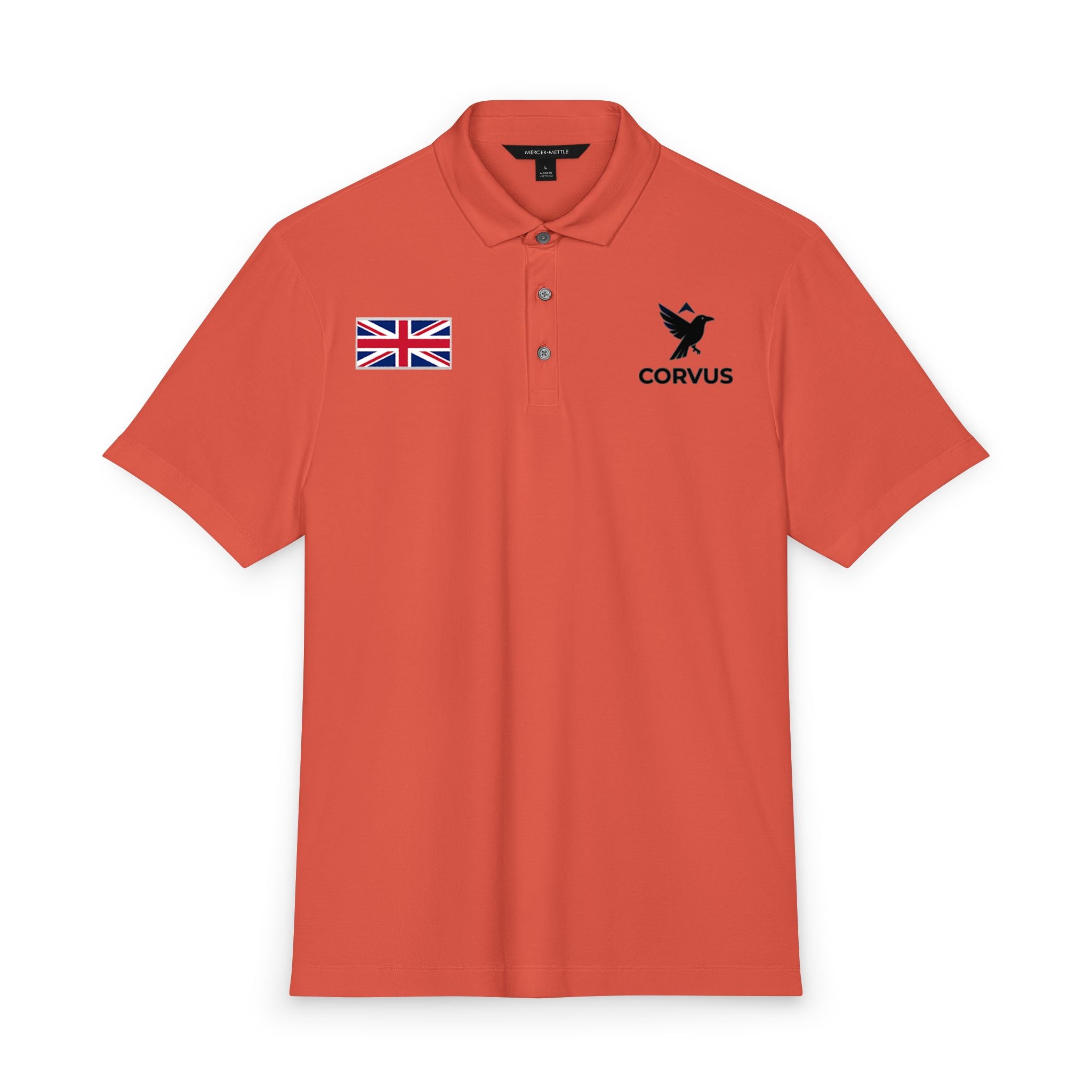 Corvus Logo Men's Stretch Jersey Polo