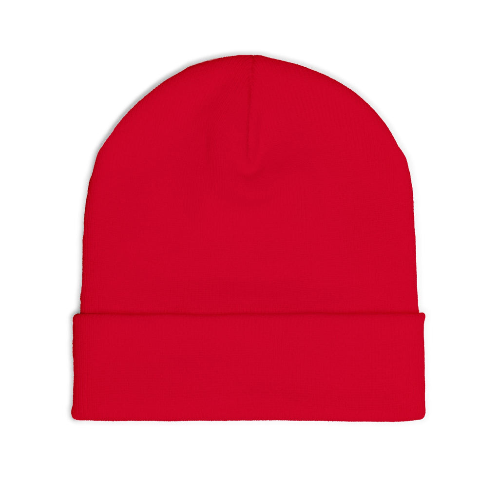 Embroidered 'Corvus' Graffiti Knit Beanie — Urban Streetwear Winter Hat