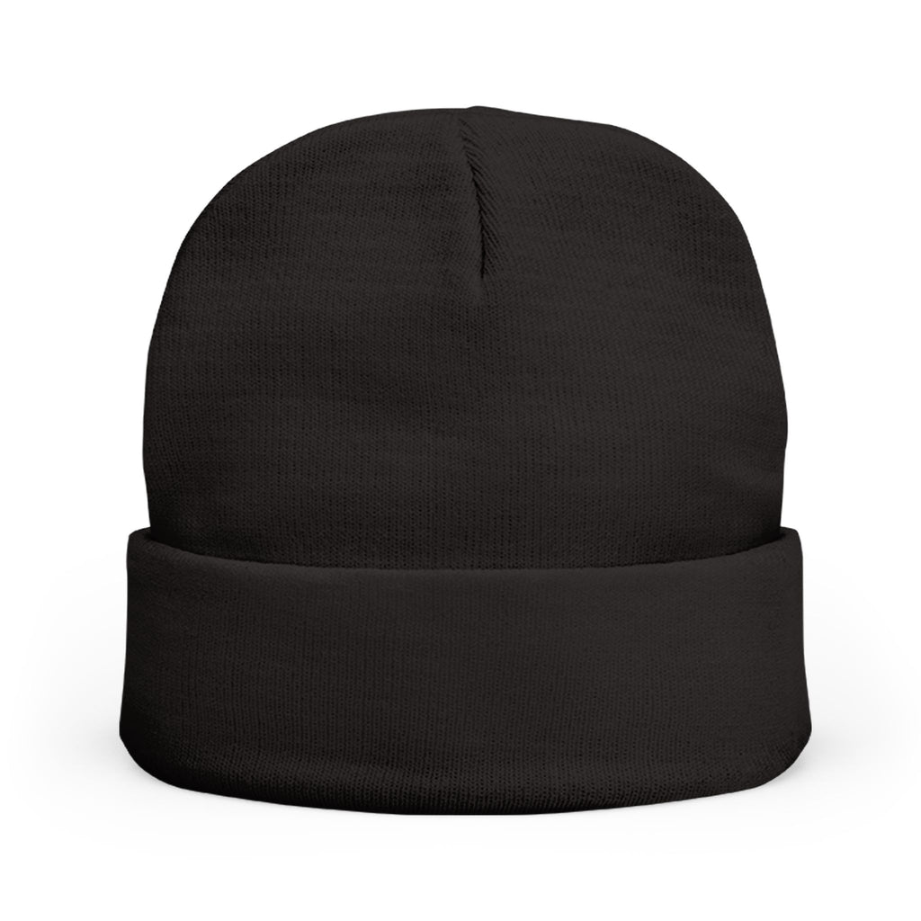 Embroidered 'Corvus' Graffiti Knit Beanie — Urban Streetwear Winter Hat