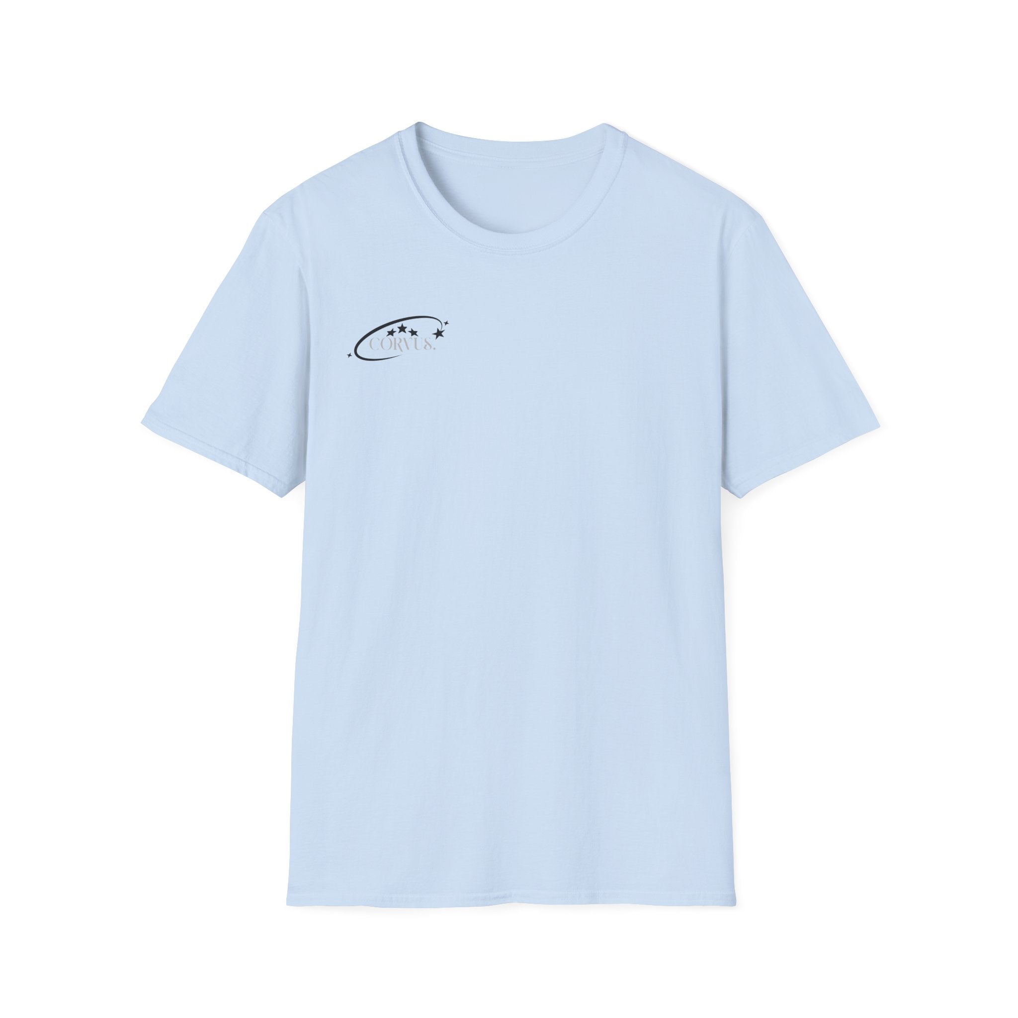 Black Graffiti Logo T-Shirt — Subtle Streetwear Tee with Back Art