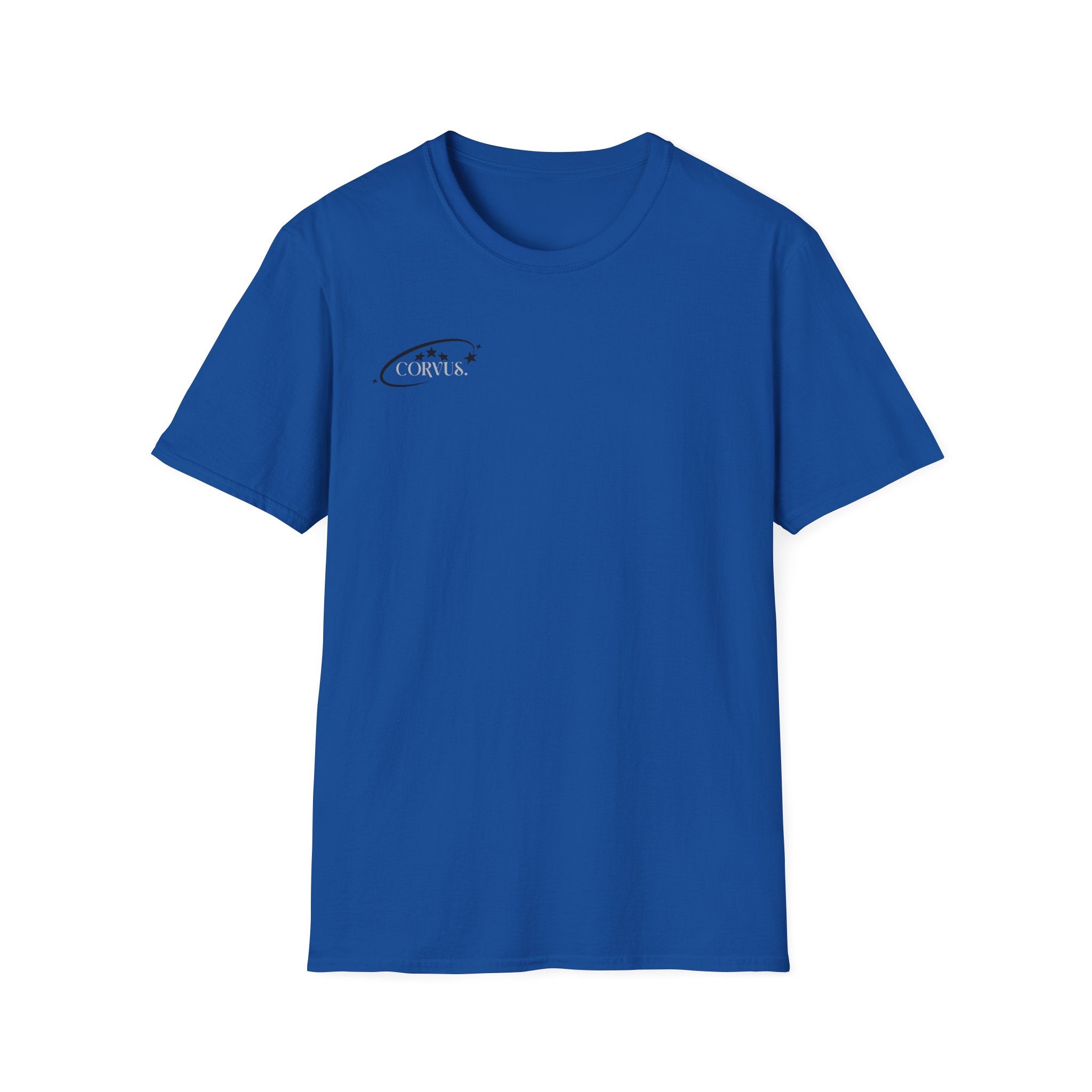 Black Graffiti Logo T-Shirt — Subtle Streetwear Tee with Back Art