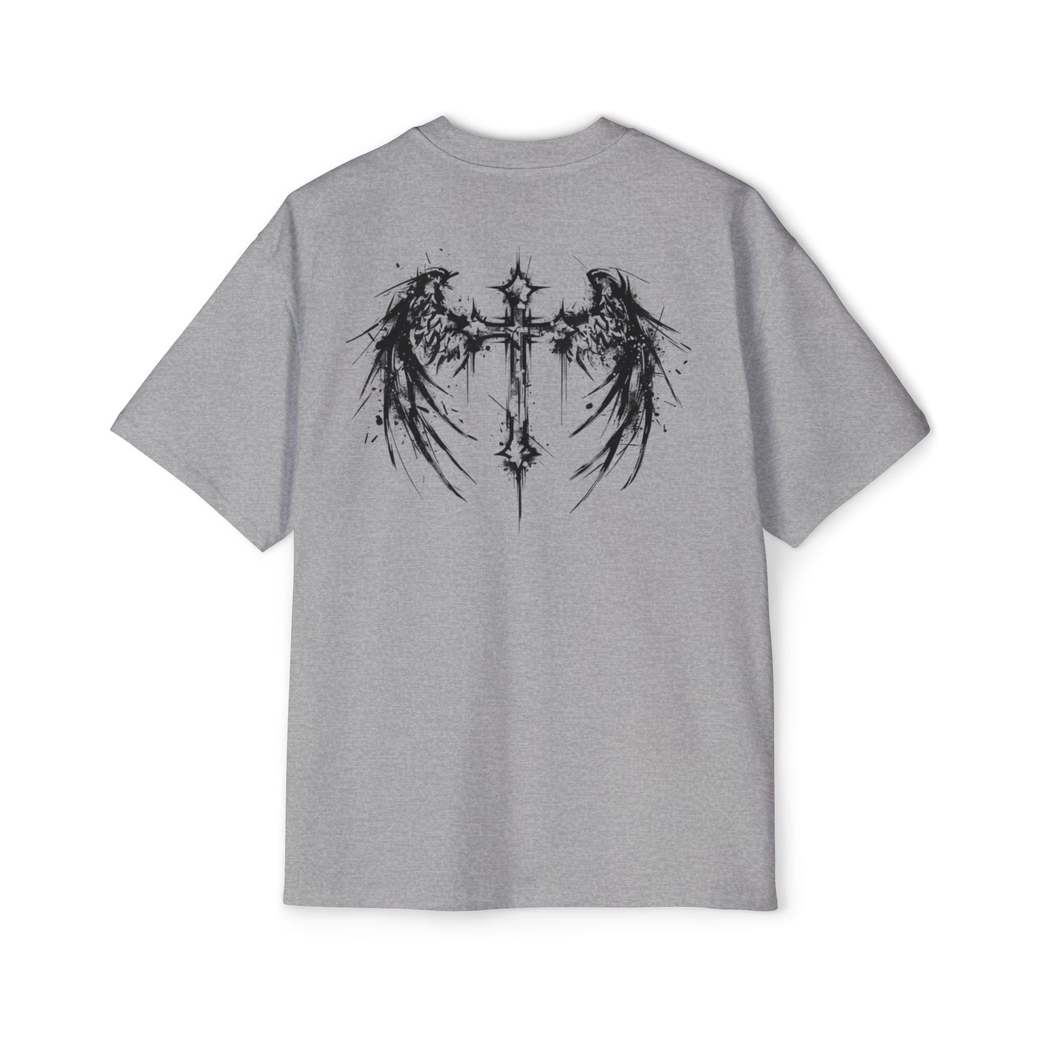 Corvus Gothic Tee — Raven Wings & Playing Card Symbols Graphic T-Shirt