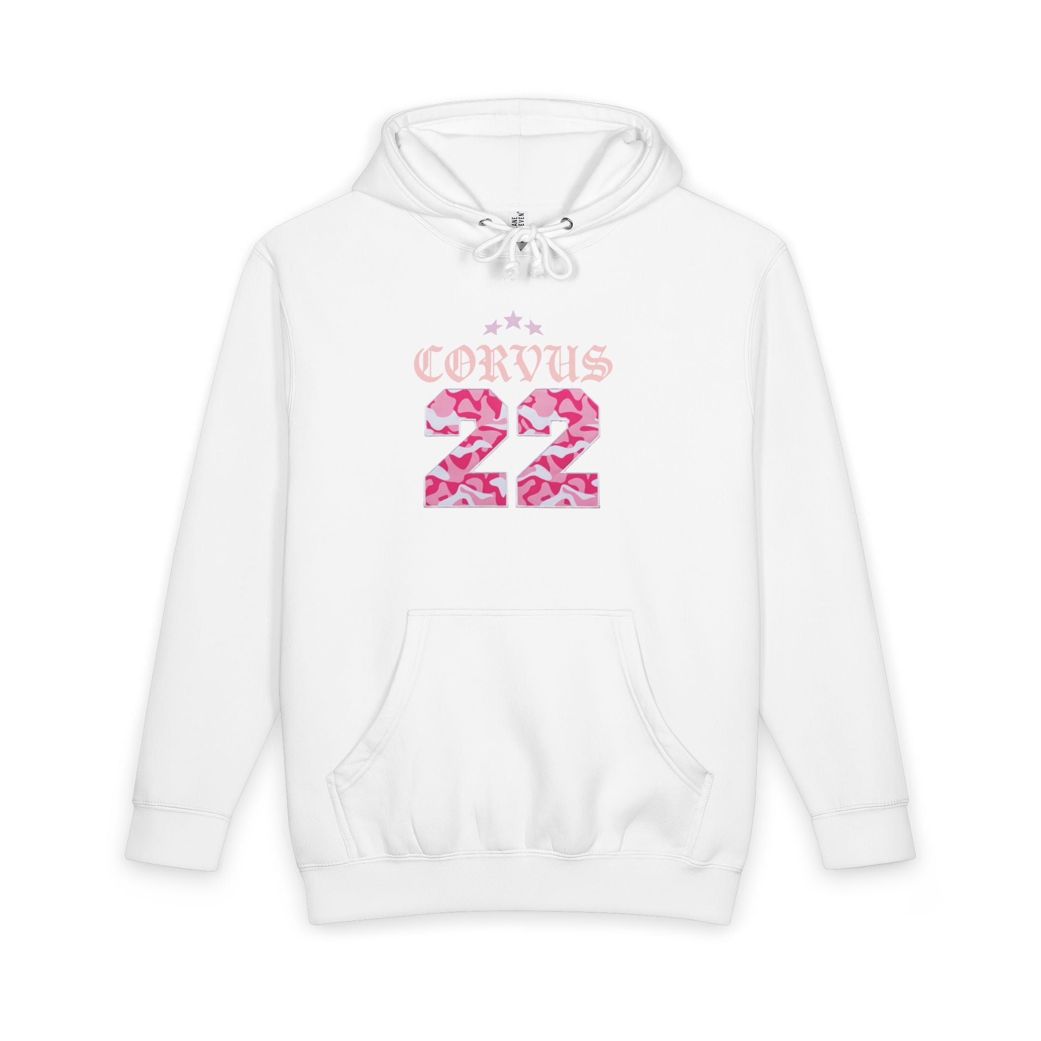 Corvus 22 Floral Graphic Hoodie — "Born in the streets, & built to last" Back Print