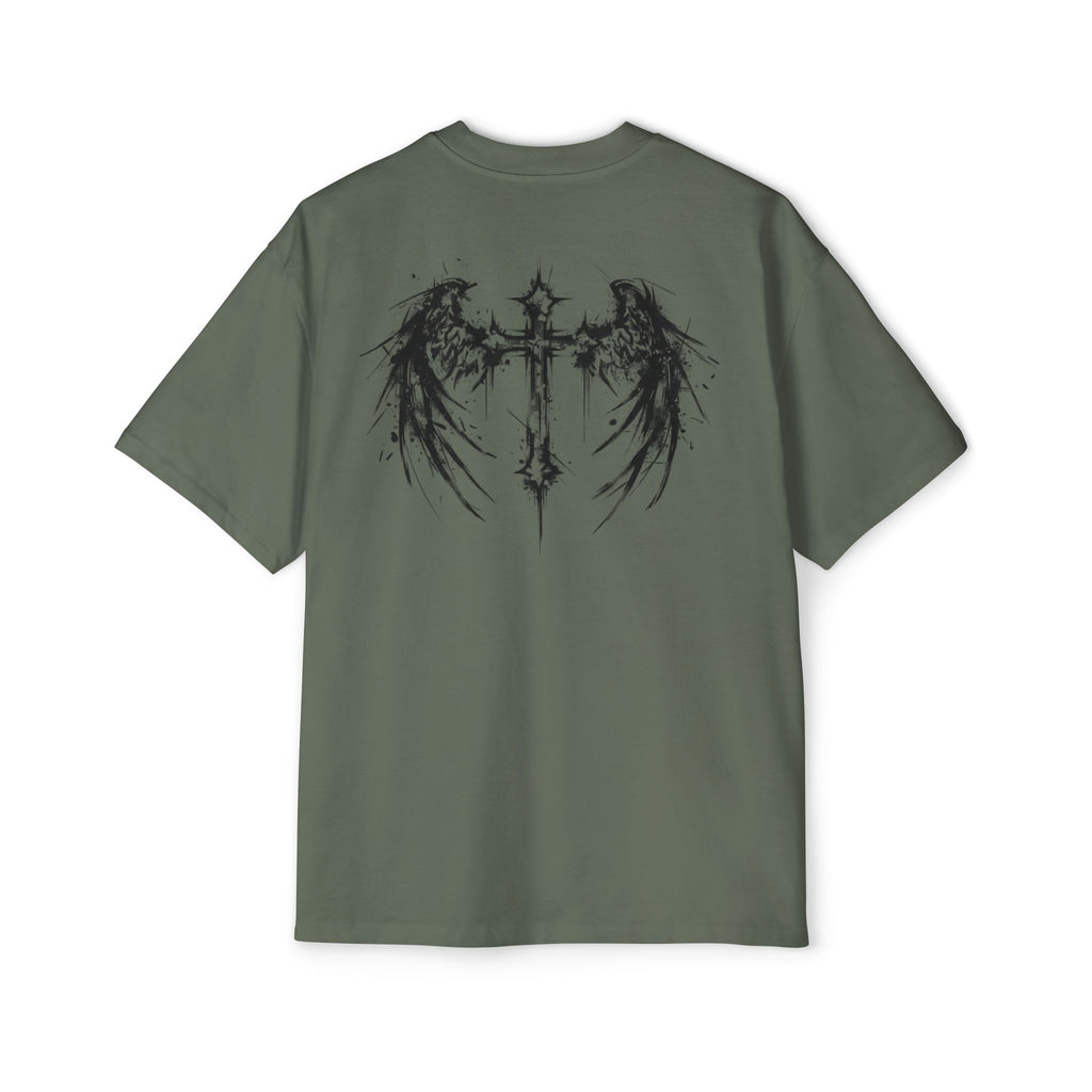 Corvus Gothic Tee — Raven Wings & Playing Card Symbols Graphic T-Shirt