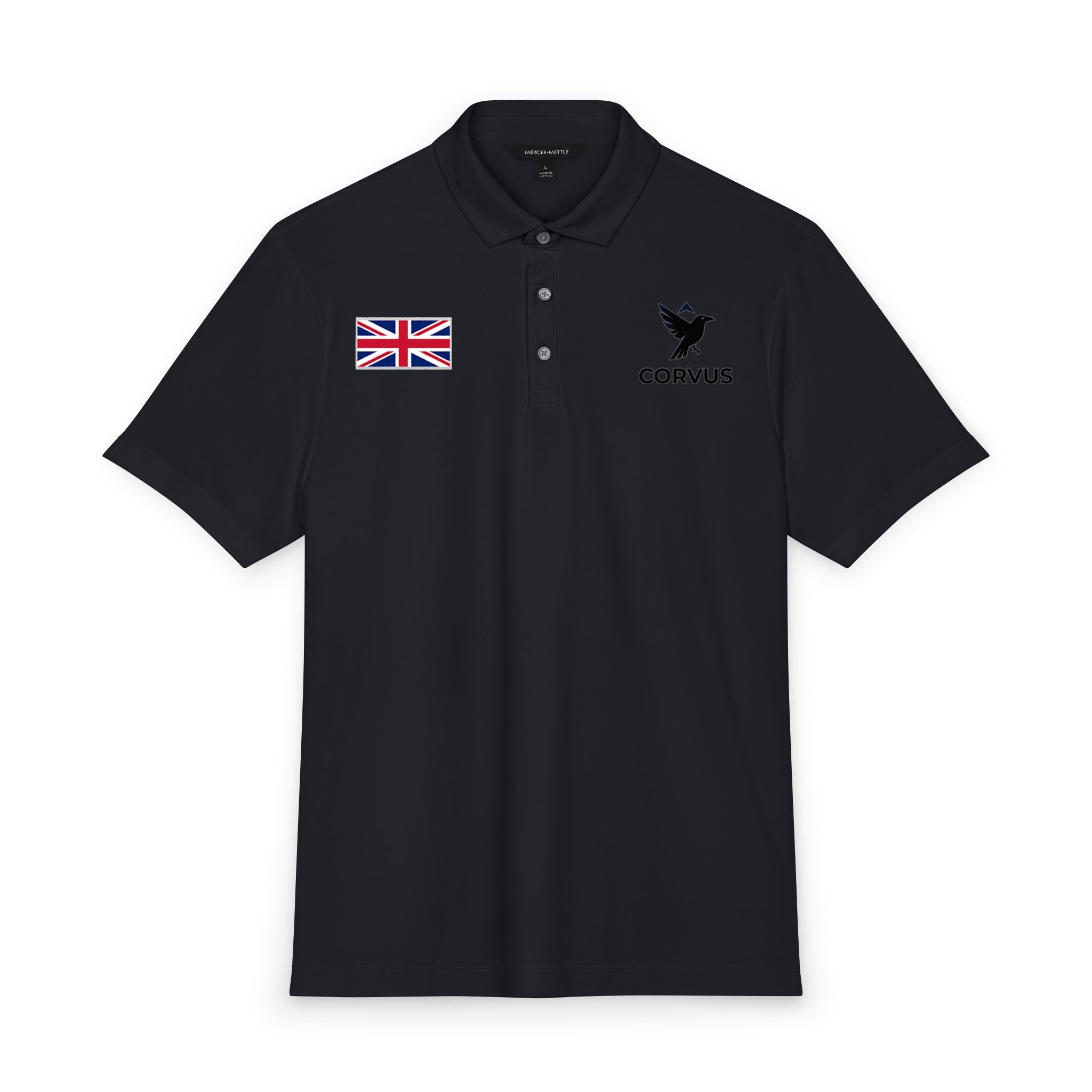 Corvus Logo Men's Stretch Jersey Polo