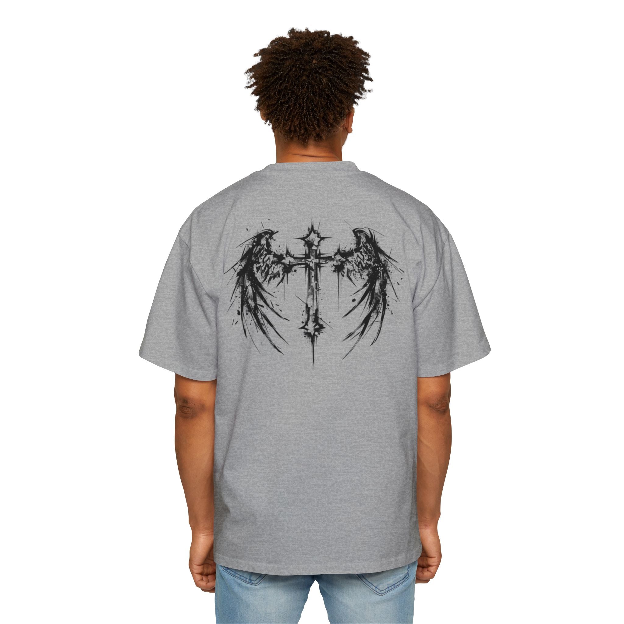 Corvus Gothic Tee — Raven Wings & Playing Card Symbols Graphic T-Shirt